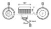 VOLVO 30715483 Electric Motor, interior blower